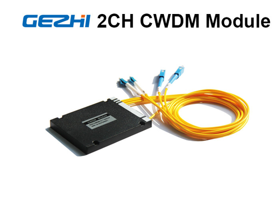 2 Kanäle Acess-Netz CWDM Mux Demux ABS Pigtailed-Modul