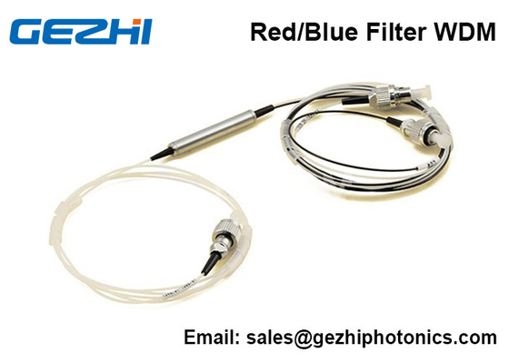 C-Band rote/blaue Portdünnfilm-Filter FWDM DWDM-Filter-3 Verdrahtungshandbuch-Gerät