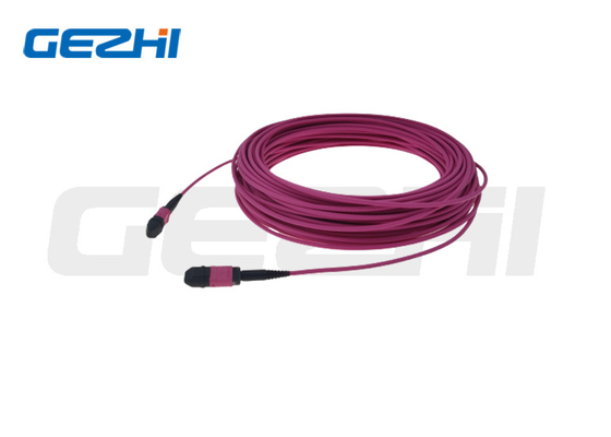 12/24 Adern Patchkabel Serie MTP MPO Kabel OM3 OM4 OM5 3,0 mm