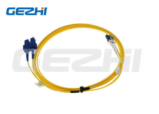 Kern-Duplex-Faser-Verbindungskabel LC PVCs 2 zum Sc-Faser-Flecken-Kabel für FTTH