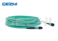 0.5/1/2/3m oder kundengebundenes MPO-Fleckenkabel, MPO bessern Verbindungen des Kabels OM3 mit hoher Dichte aus