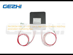 PM DWDM Filter -5~+70℃ Low IL High ER for Channels Add/Drop polarization maintaining fiber