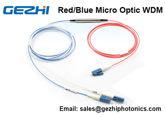 Rote/blaue Mikroportc Filter optik Verdrahtungshandbuchs 3 Band-DWDM für DWDM-System