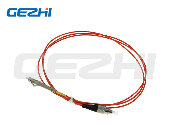 Singlemode Simplexfaser-Optikverbindungskabel LSZH LC zum FC-Faser-Flecken-Kabel