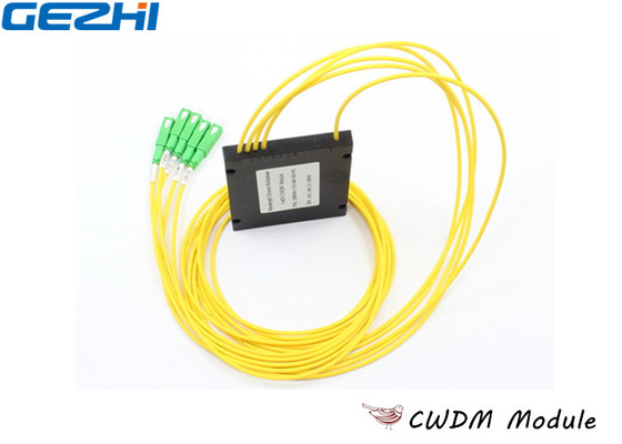 kaufen Gelbe ABS 1x4 CWDM Mux Demux schreiben 1270 - Wellenlänge 1610nm für Linie Überwachung online manufacture