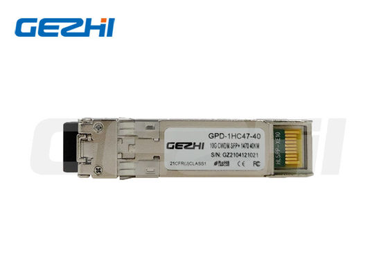 kaufen 10G Datenrate CWDM 1490nm 40KM SFP+ Transceiver Modul für Gigabit Ethernet Switch Online-Herstellung