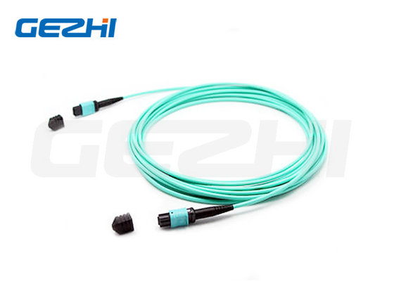 kaufen 12F MPO (Frauen) - MPO (Frauen) 3,0 mm LSZH Fiber Patch Kabel / Stammkabel online manufacture