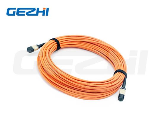 kaufen 24F MPO (Frauen) - MPO (Frauen) 3,0 mm LSZH Glasfaser-Patch-Kabel / Trunkkabel online manufacture