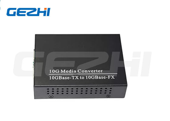 kaufen 10G Medienkonverter mit 10GBASE-X SFP+ und RJ45 Kupferports FCC-konform für Ethernet Online-Herstellung
