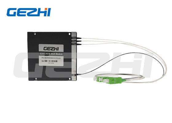 kaufen 3CH MUX DEMUX Optisches CWDM-Modul für 5G-Backbone-Netzwerk mit einem Wellenlängenbereich von 1270–1610 nm Online-Herstellung