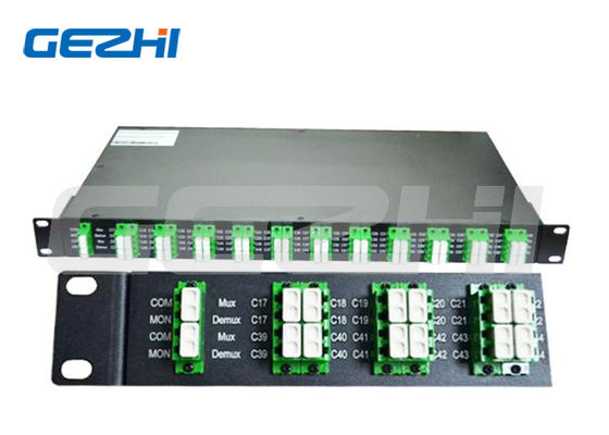 kaufen 40 Kanal LC/APC 100 GHz-Athermal AWG DWDM-Modul für MUX/DEMUX-Anwendungen Online-Herstellung