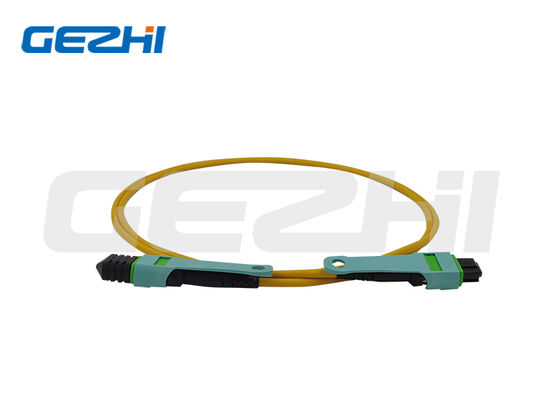 Besorgen MPO OS2 Patchkabel Singlemode 9/125μm High-Density MPO Glasfaser-Patchkabel Online-Herstellung