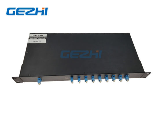 kaufen 1RU 19 Simplexdoppelmehrfachkoppler des Zoll-Gestell-8CH der seiten-DWDM OADM online manufacture
