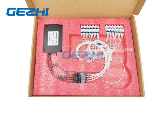 kaufen Lc-PC-Verbindungsstück Kanal AWG-Lehre DWDM flacher Spitzen-48 Modul online manufacture