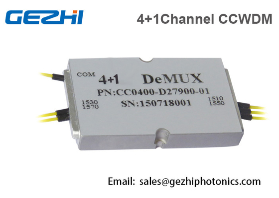 4+1 Modul des Kanal-freier Raum-Vertrags-CWDM Demux mit Verbesserungs-Hafen