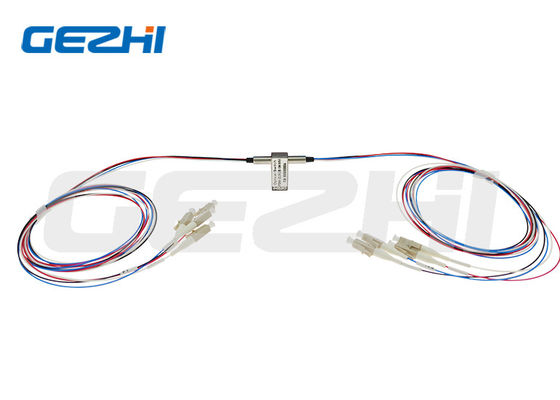 Dual 2x2 Port 5V Spannungsschalter mit Schließ-/Nicht-Schließfunktion Mechanischer optischer Bypass-Schalter für Glasfasernetzwerke
