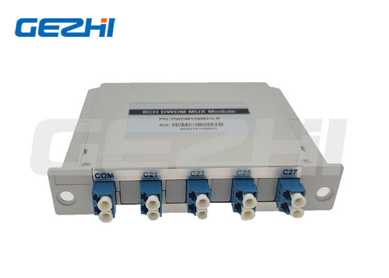 8 Kanäle Niedriger Einsetzverlust Hohe Stabilität DWDM Mux Demux Dichte WDM-Modul für Rechenzentrum