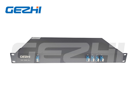 Niedriges Einfügungsdämpfung 8 Kanal 100Ghz DWDM mux Ausrüstung 1U patchpanle Rackmount Art filtert Mehrfachkoppler