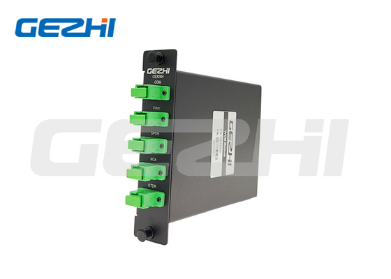 Filter mit geringer Einfügungsdämpfung WDM GPON 1310/1490 XGS-PON 1270/1577 Video 1550 OTDR 1625 nm WDM-Filter wdm1r-Modul