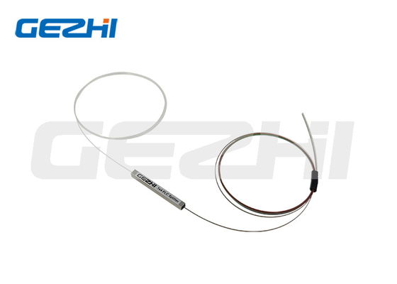 Faseroptischer Mini-PLC-Splitter 1x4 Singlemode APC UPC Stahlrohr