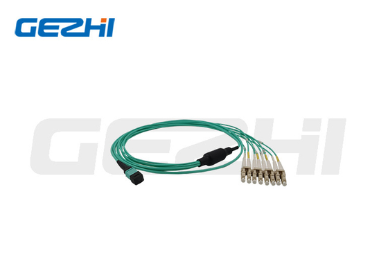 Low PDL Multimode Patch Kabel MPO OM3 12 Faser MPO Stammkabel