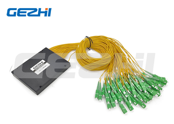 Soem 1x64 G657A1 SC/APC PLC-Teiler ABS Modul aus optischen Fasern kastenähnlich