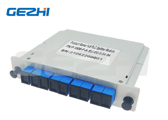 Benutzerdefinierter 1x8 PLC-Splitter mit SC-UPC-Anschlüssen für GEPON-Netzwerke