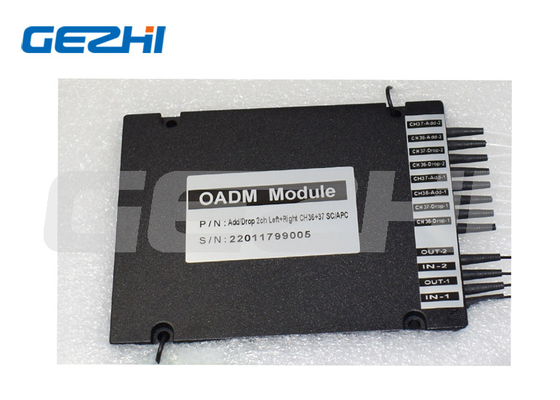 Duales optisches Glasfasermodul DWDM OADM mit SC APC-Schnittstelle