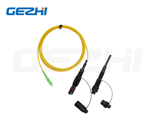 SC 9/125μm Simplex Glasfaserwasserdichtes Patch Cord
