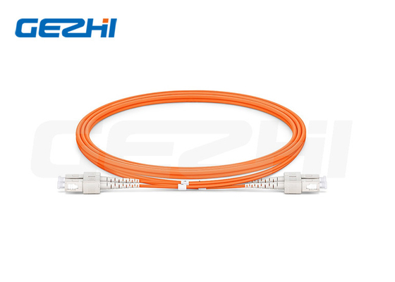 SC UPC zu SC UPC Duplex OM1 Multimode Patch Cord für das CATV-Netzwerk