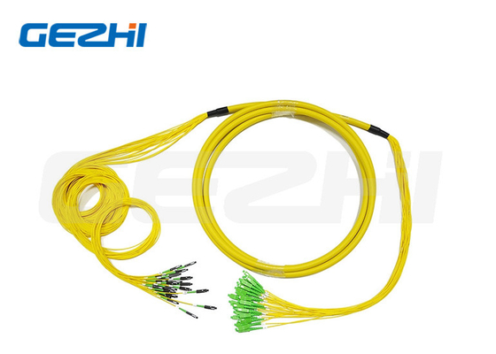 24 Kabel Faser G657A1 vorgefertigte MU-LC-optische Patch-Leitung für FTTX