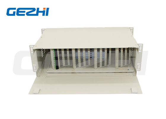 Fünfte ODF-optische Verteilungsrahmen 3u Rack Mount 144 Kern Sc Lc Fc Patch Panel hohe Dichte