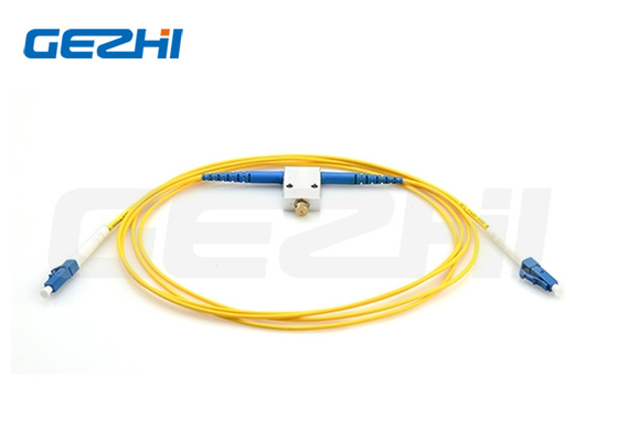 Individuell angepasste Variable Fiber Optic Patch Leads Voa In Line Attenuator Sm / Mm 0~60db