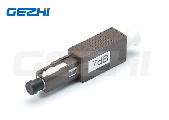 Benutzerdefinierter MU/UPC Singlemode-Glasfaser-Dämpfungsglied mit 1260~1620nm Wellenlänge und 1~25dB Dämpfung mit Zirkonoxid-Keramikhülse
