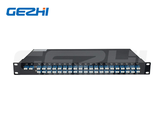 1U Rack Mount Dwdm Mux Demux Modul 40CH AAWG Einzel- / Doppelfaser LC / UPC-Anschluss