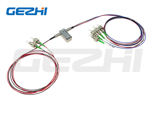 Dual 1x2 Opto-Mechanische optische Schalter mit Dual 1X2 LC/UPC- oder SC/UPC-Anschluss