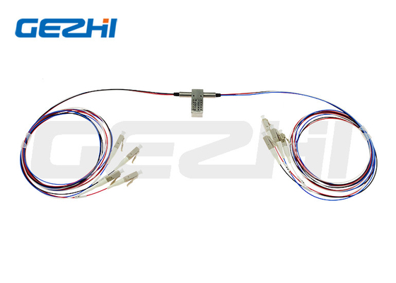 Dual D2x2B Bypass-Optikschalter mit Verriegelung/Nicht-Verriegelung Mechanischer Glasfaserschalter
