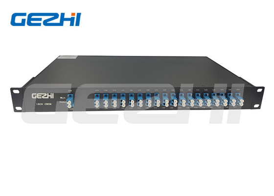 18CH CWDM Modul CWDM Mux Demux 16 Ch Dual Fiber Multiplexer 1U 19' Rack Mount