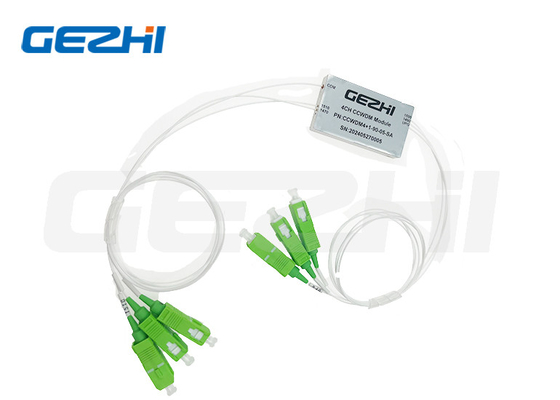 Optisches WDM CCWDM 4+1CH SMF-28e mit 0,9 losem Schlauch SC/APC CCWDM Modul Mini cwdm