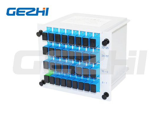 SC APC 1X32 FTTH Glasfasersplitter Einsetzungsart Card PLC Splitter LGX Kassette PLC Kassettensplitter