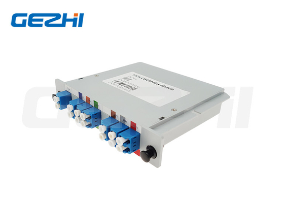 Glasfaserausrüstung 12CH MUX 1260-1620nm Faser-CWDM-Kassettenmodul mit LC-UPC-Adapter