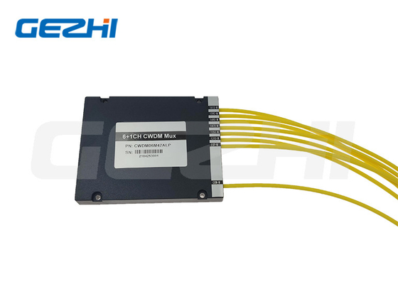 CWDM Wdm-Modul 6+1CH CWDM MUX FTTX ABS Einfaser-SC/APC LC/APC-Anschluss