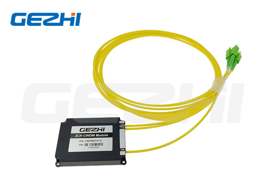 1510nm 1550nm 2CH CWDM Multiplexer Modul ABS Box 100X80X10mm