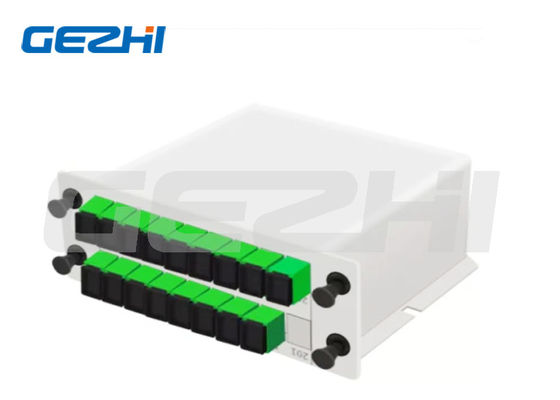 1x16-Faser LGX-modulierter optischer Splitter mit geringem Einsetzverlust und großer Betriebstemperatur