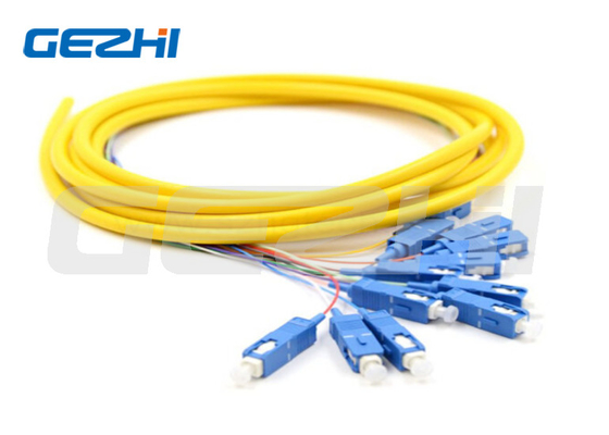 OFNP Jacket 6Cores/12Cores SM SC Glasfaser-Pigtail-Vertriebskabel Multimode Glasfaserkabel