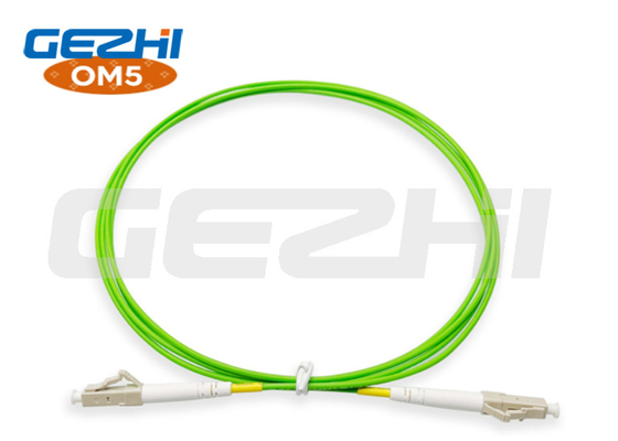 angepasstes Glasfaserpatchkabel OM5 Multimode Breitband LC/SC/FC/ST Duplex
