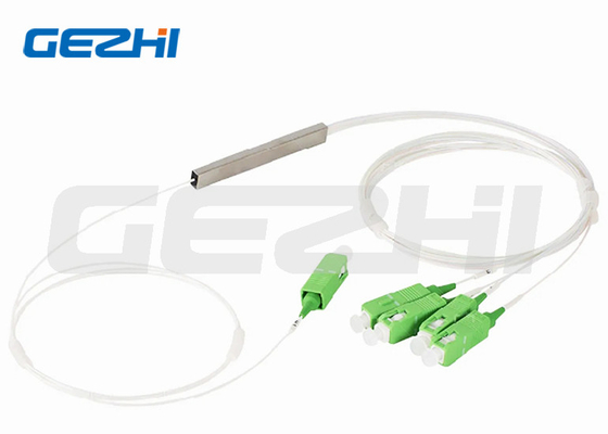 1x4 Einzelmodus-Optische Faser-PLC-Splitter mit Ventilator und SC/APC-Anschlüssen