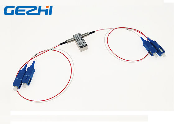 2x2 Umgehungsmechanischer Glasfaser-Schalter 1260 - 1650nm Plug and play