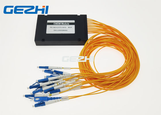 Wellenlängen-Abteilungs-Mehrkanalausrüstung ABS Kasten-1610nm 1x18 CWDM grobe