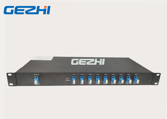 Demux 8CH mux Faser 1U 1x8 1310nm LC UPC zwei grobes Verdrahtungshandbuch